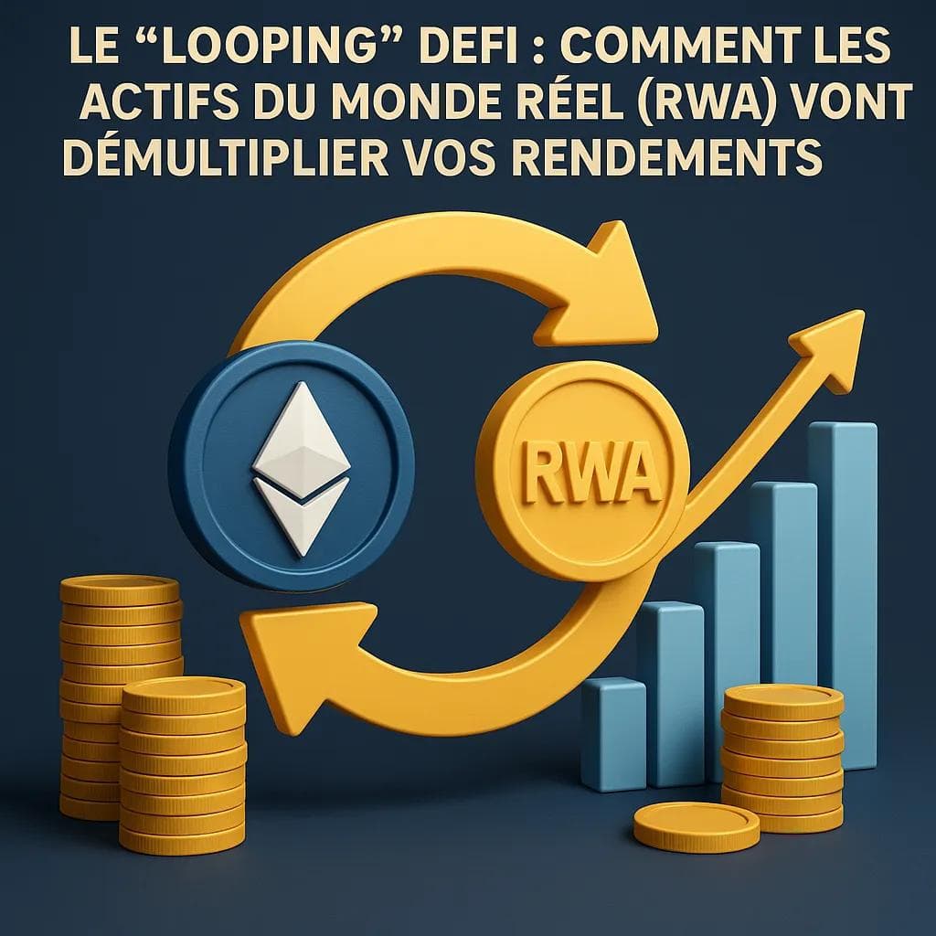 Image pour l'article Le "Looping" DeFi : La Stratégie qui Démultiplie les Rendements des RWA