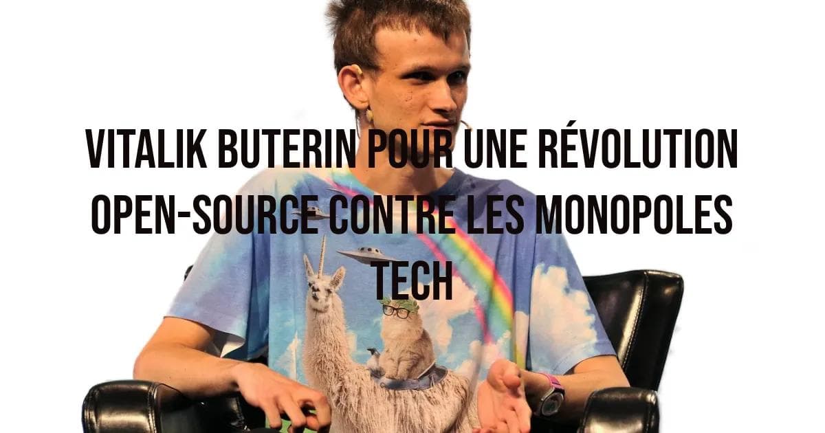 Image pour l'article Vitalik Buterin : Manifeste 2025 pour une révolution open-source contre les monopoles tech