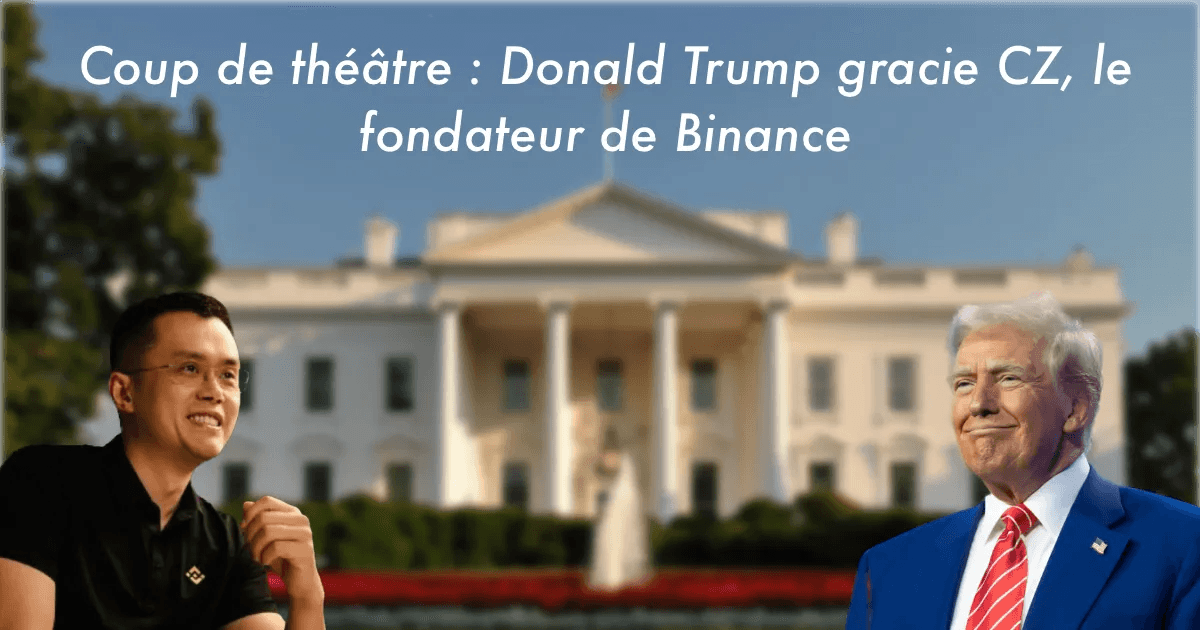 Image pour l'article Coup de théâtre : Donald Trump gracie CZ, le fondateur de Binance